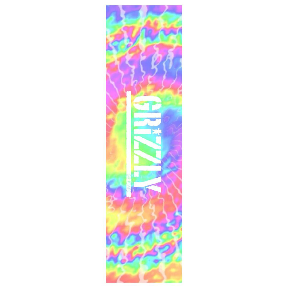Grizzly Tie Dye Stamp Griptape Lavander