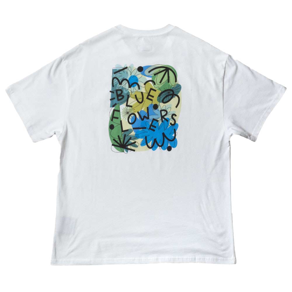 Blue Flowers Pollinator T Shirt White Ανδρικό T-Shirt