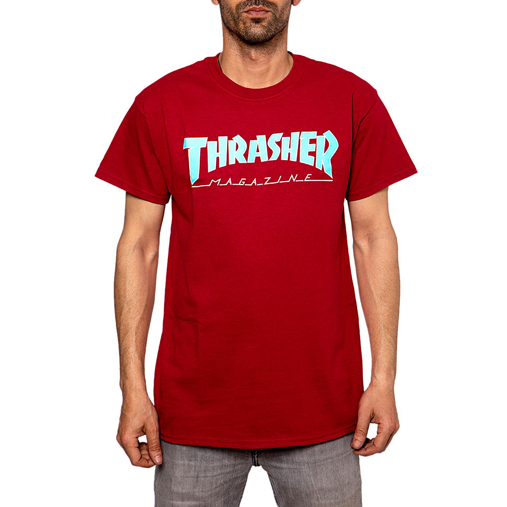 Thrasher Outlined Cardinal Men's T-Shirt