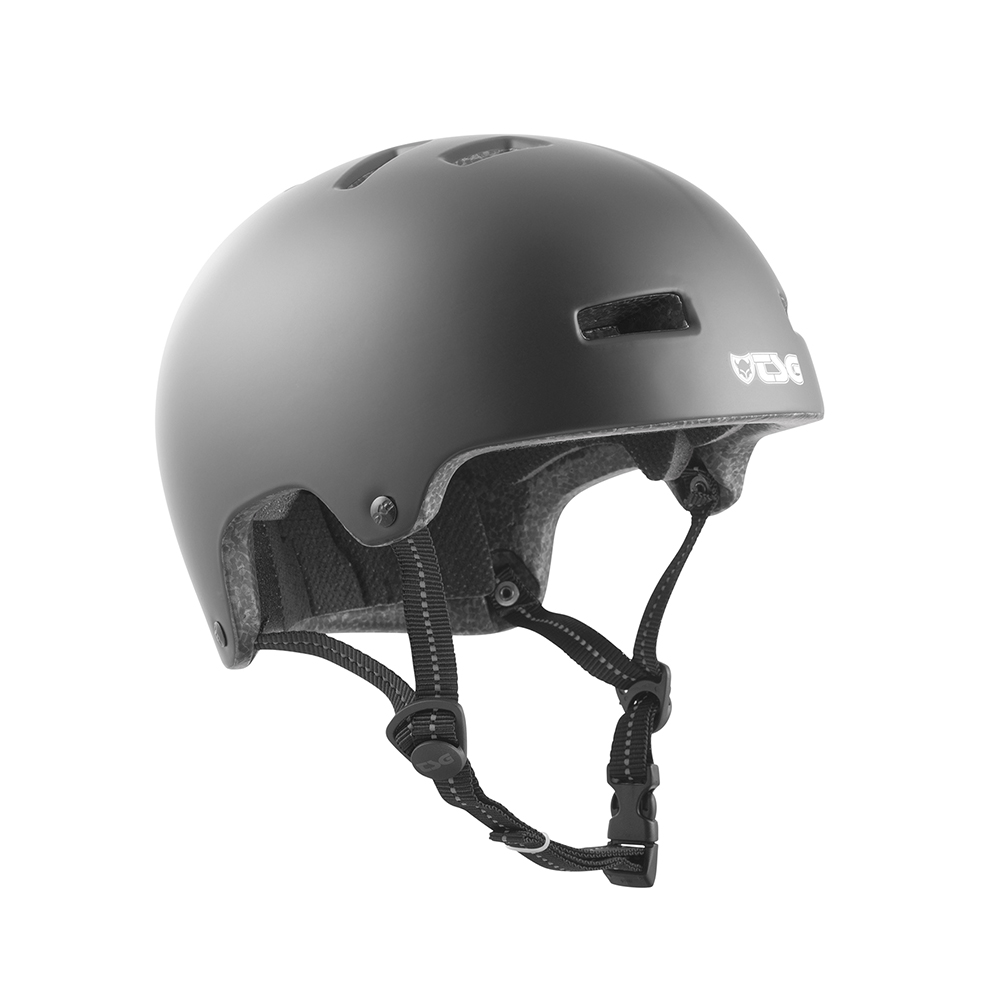 TSG Nipper Maxi Solid Color Satin Black  Kids Helmet