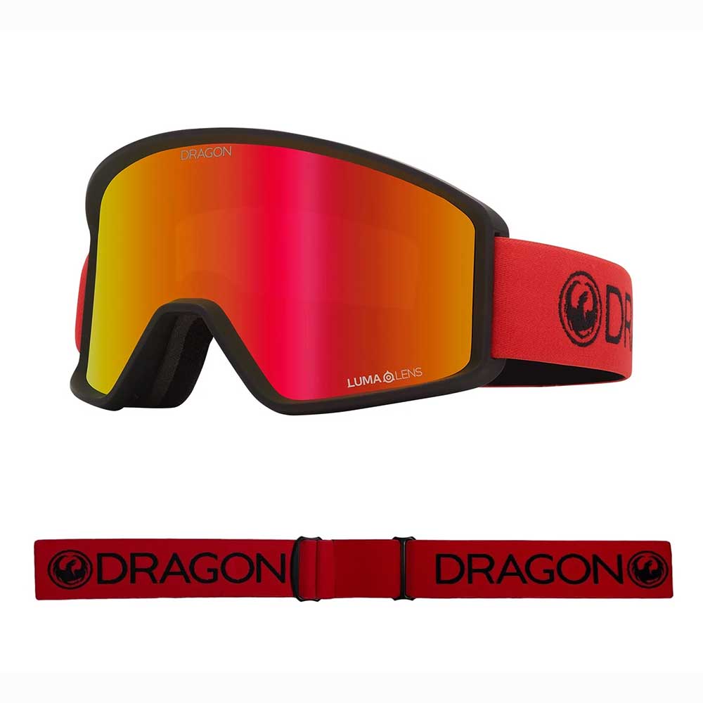 Dragon DXT OTG Saffron Lite Lumalens Red Ion Snow Goggle
