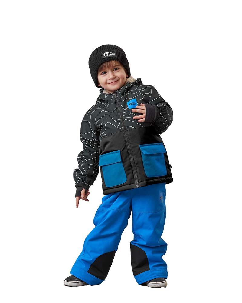 Picture Snowy Toddler Lines Kids Snow Jacket