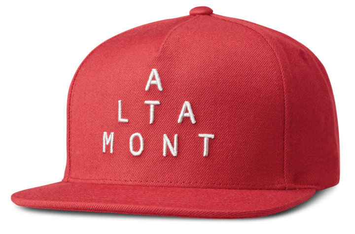 Altamont Alpha Snapback Cardinal Hat