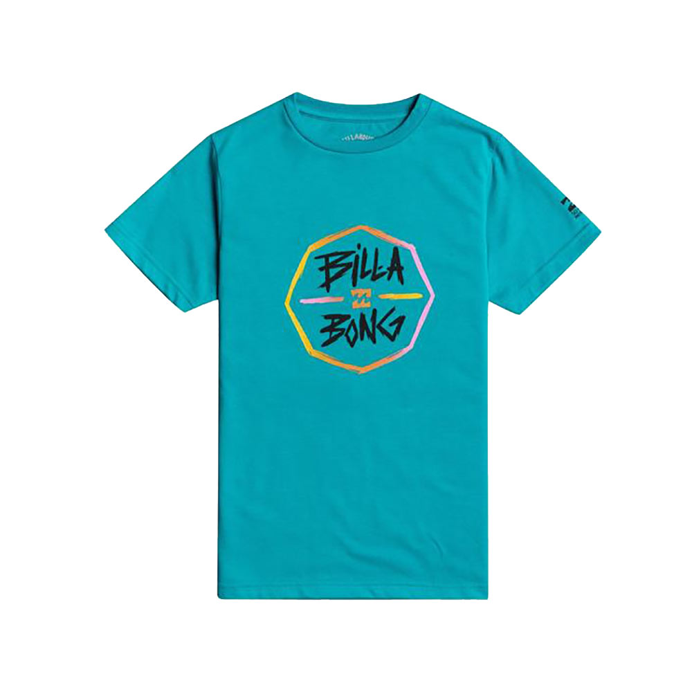 Billabong Octo Boy Teal Kid's Surf T-Shirt