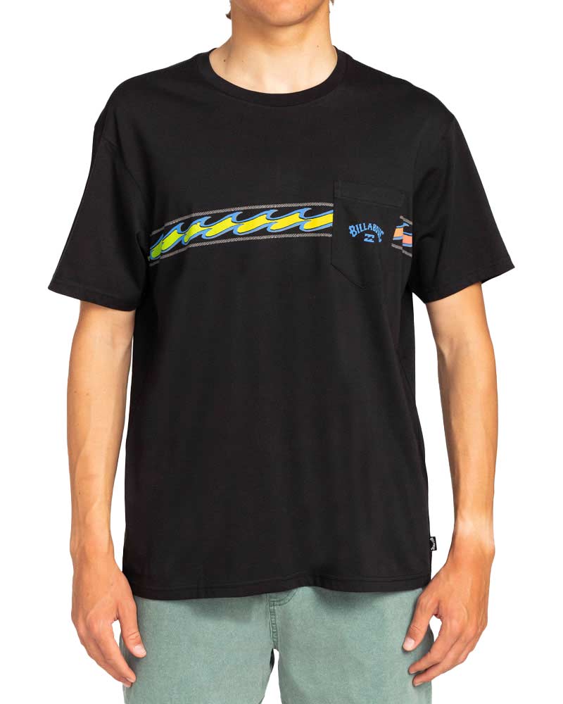 Billabong Spinner Pk Black Ανδρικό T-Shirt