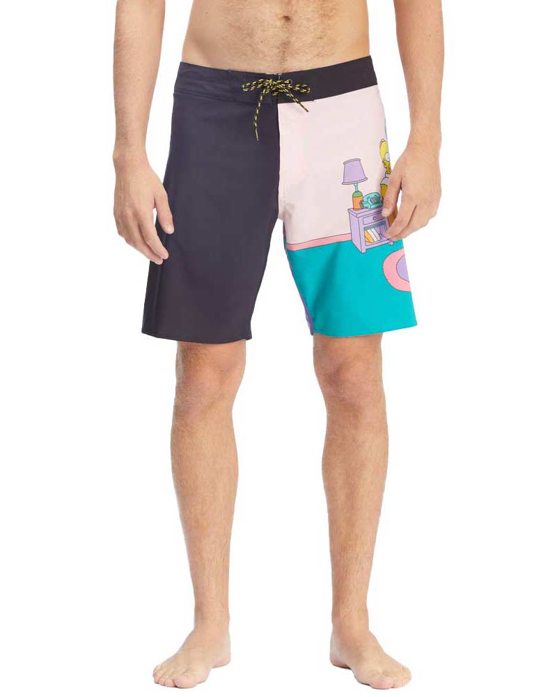 Billabong The Simpsons Family Couch Pro 19'' Black Boardshorts