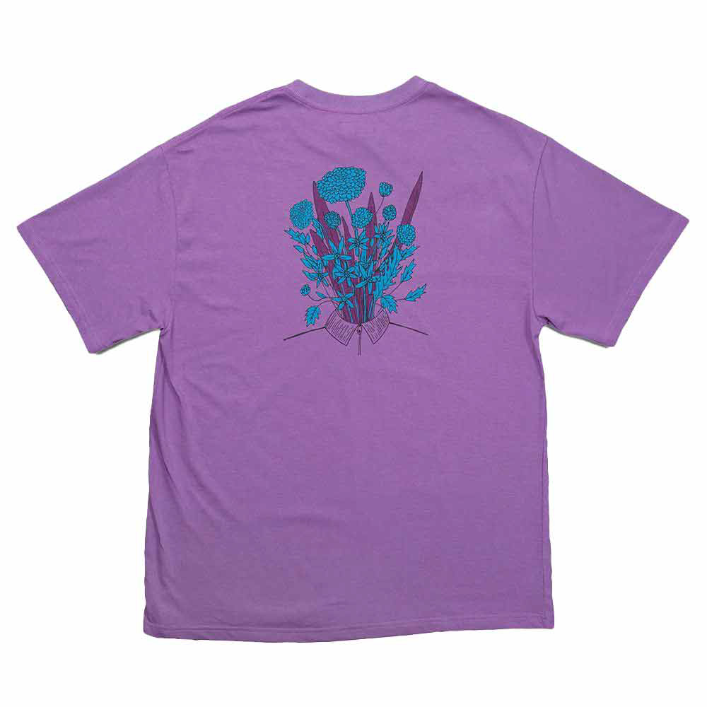 Blue Flowers Evolution Summer Lilac Men's T-Shirt
