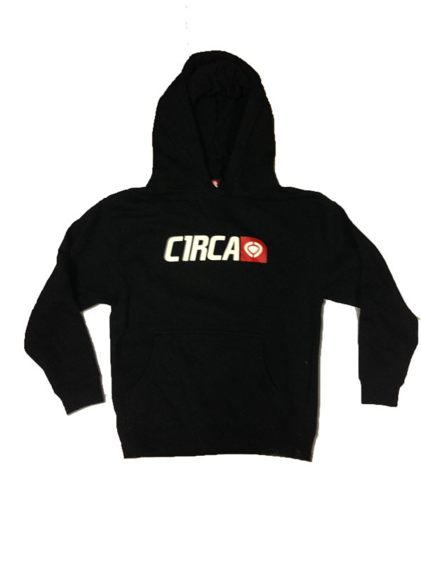 C1rca Corp Icon Black Παιδικό Φούτερ Κουκούλα