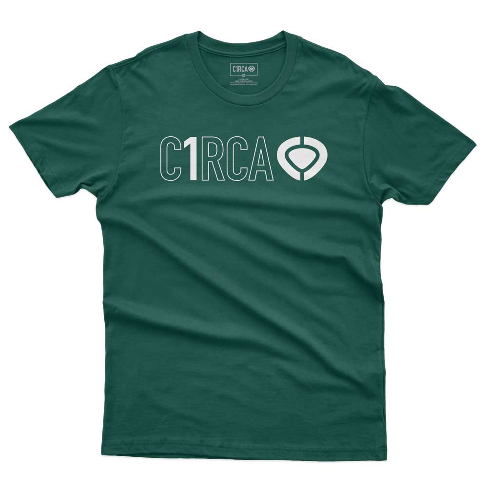 C1rca Din Icon Track Tee Varsity Green White Men's T-Shirt