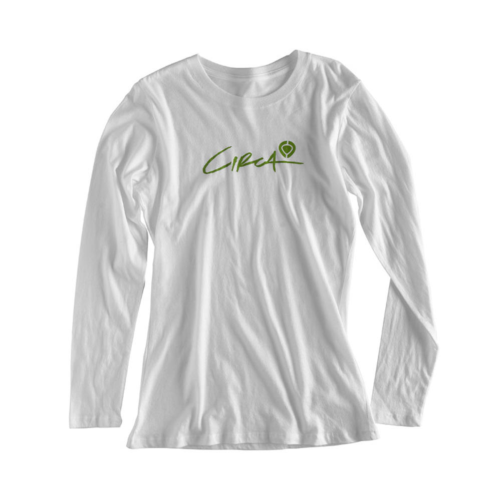 C1rca Script Icon White Women's Long Sleeve T-Shirt