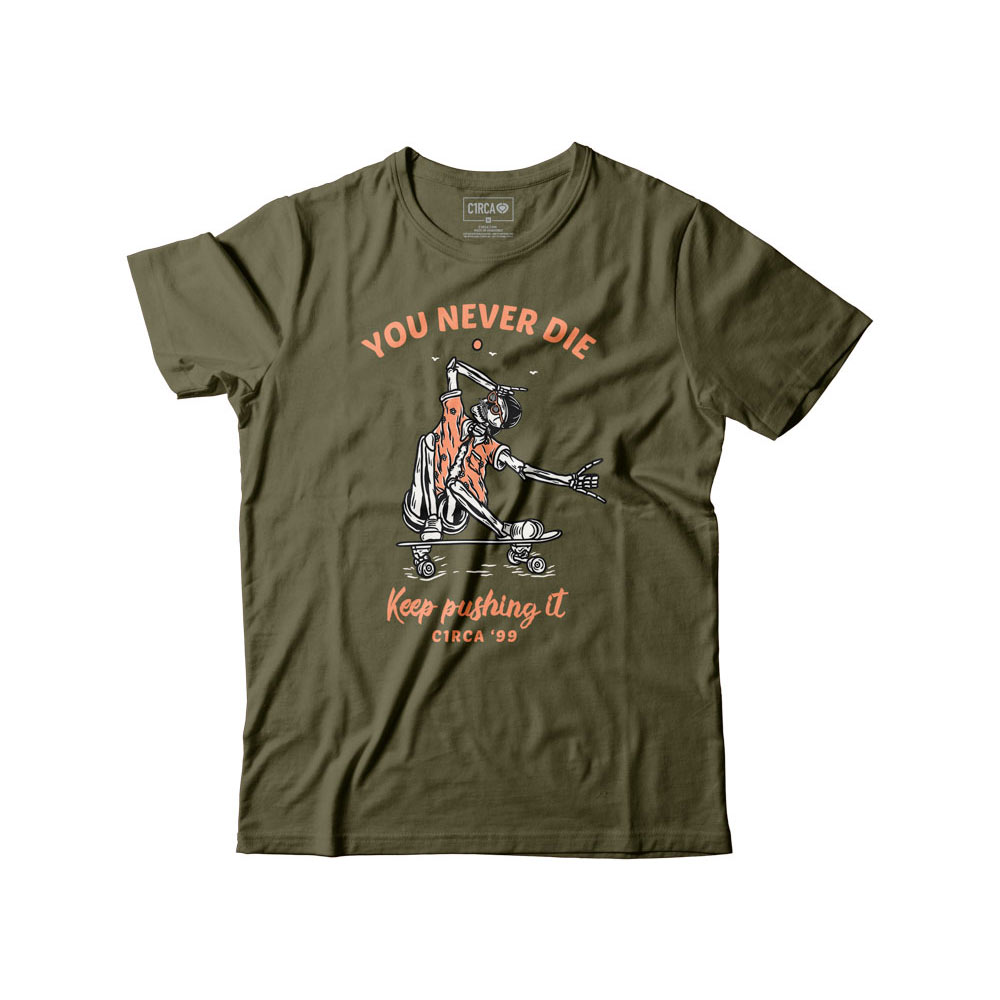 C1rca You Never Die Military Green Ανδρικό T-shirt