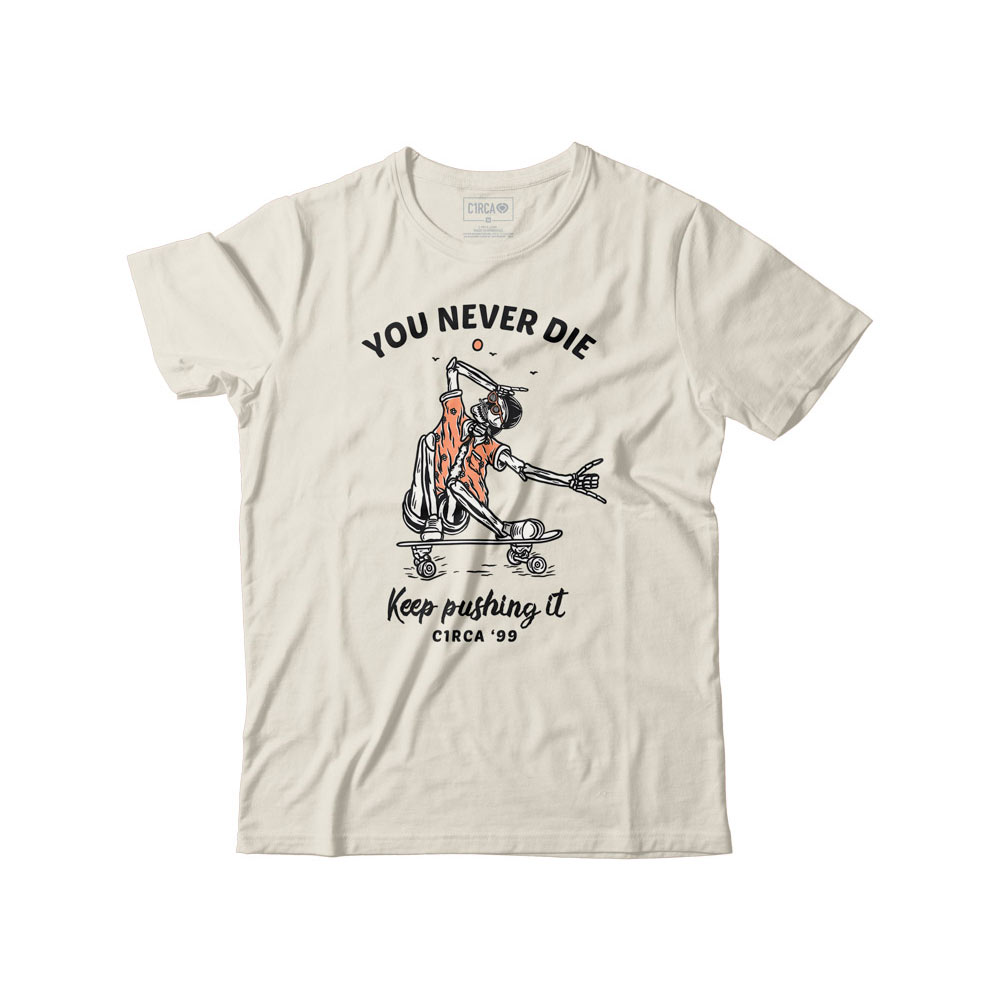 C1rca You Never Die Off White Ανδρικό T-shirt