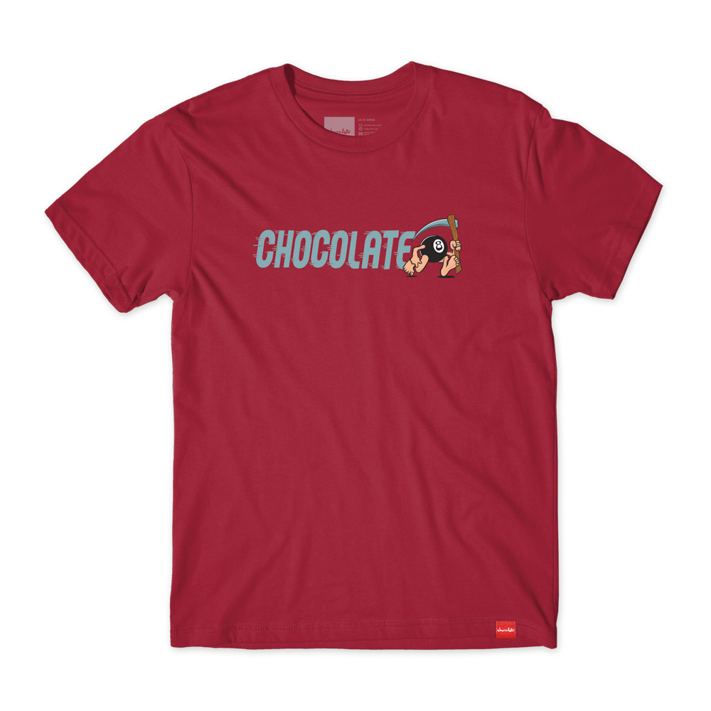 Chocolate Eightballer Tee Cardinal Men's T-Shirt