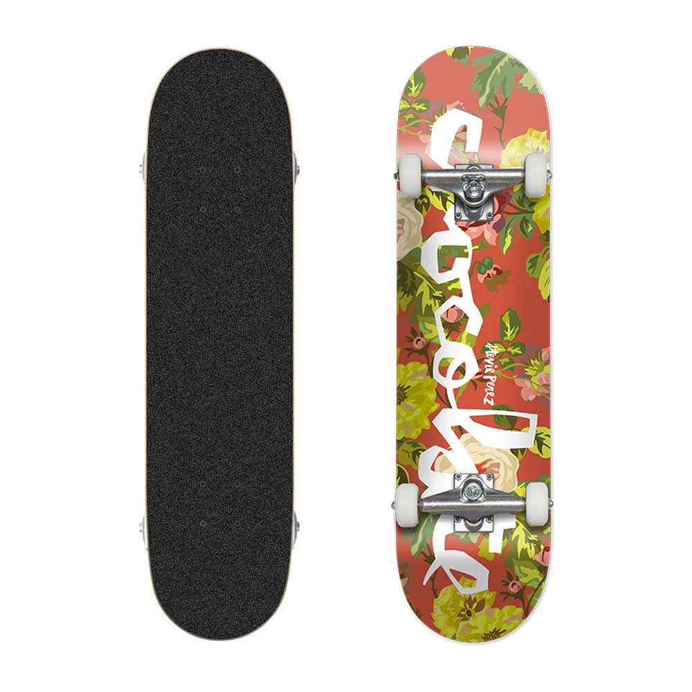 Chocolate Stevie Pere Floral Chunk Complete Skateboard