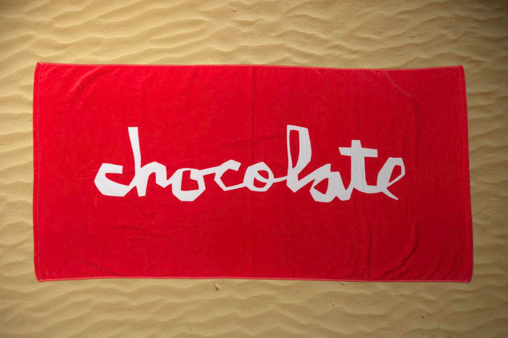 Chocolate Red Beach Towel
