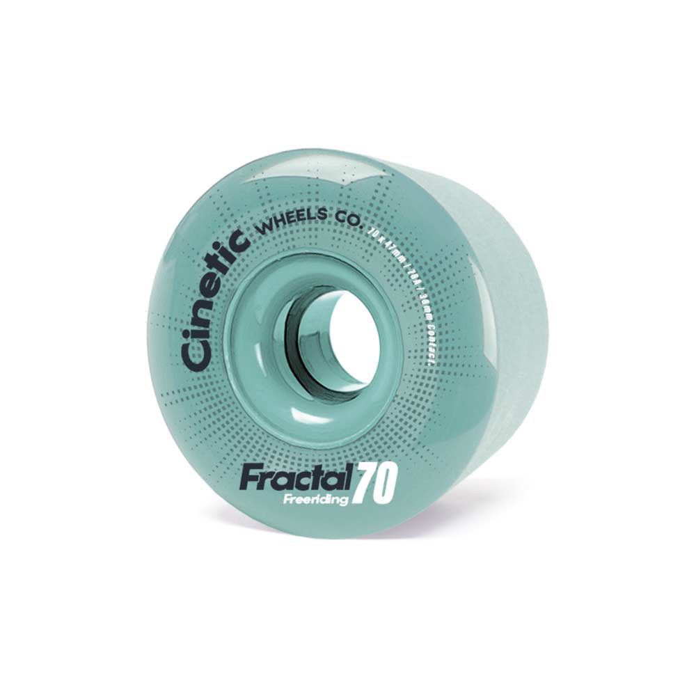 Cinetic Fractal 70mm x 47mm 78A Skateboard Wheels Pack