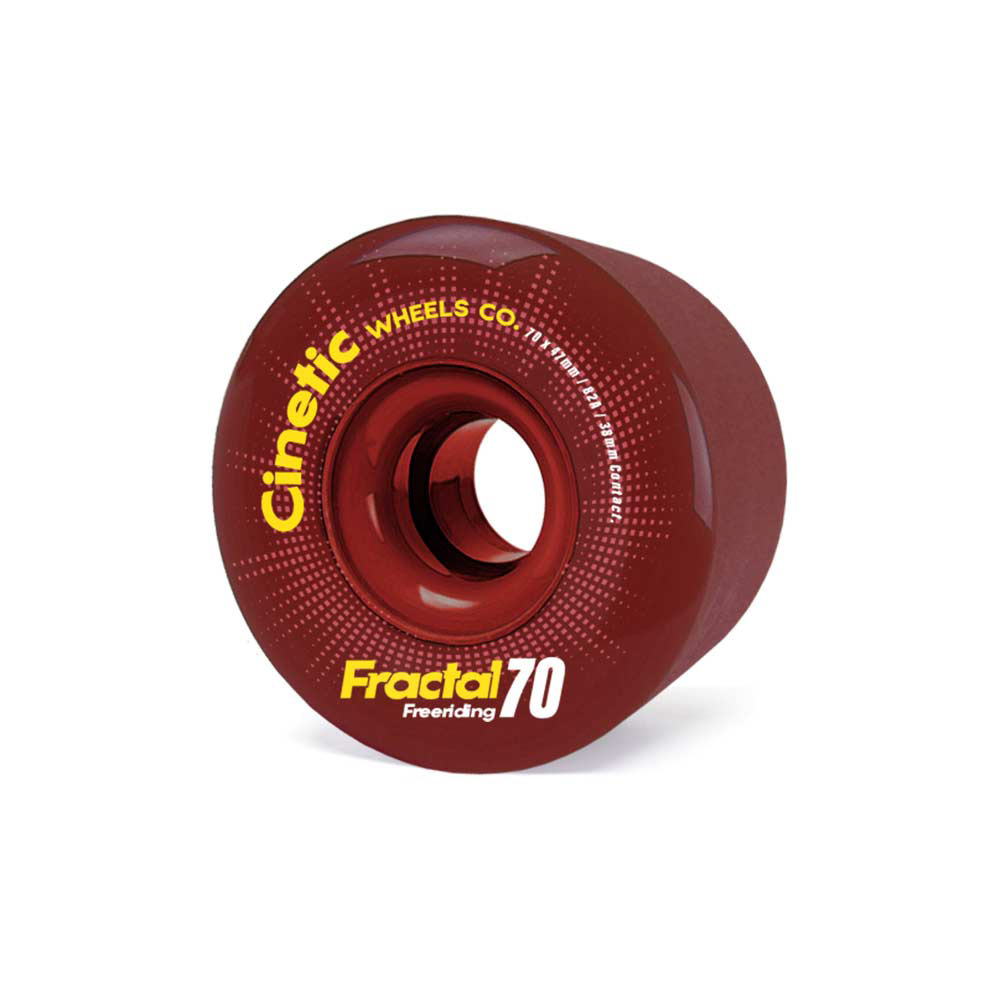 Cinetic Fractal 70mm x 47mm 82A Skateboard Wheels Pack