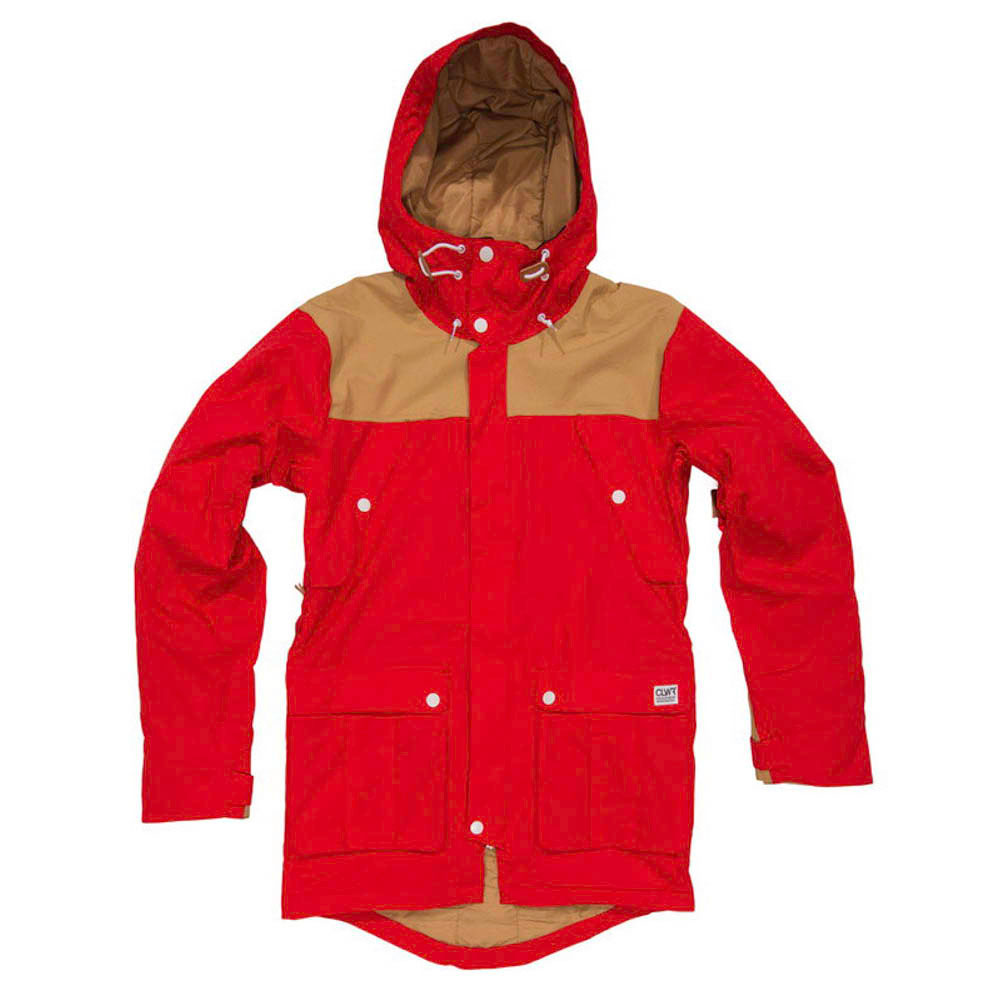 Colour Wear Clwr Parka Red Men's Snow Jacket