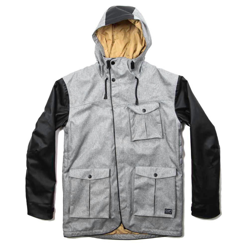 Colour Wear Mattsson Grey Melange Men's Snow Jacket