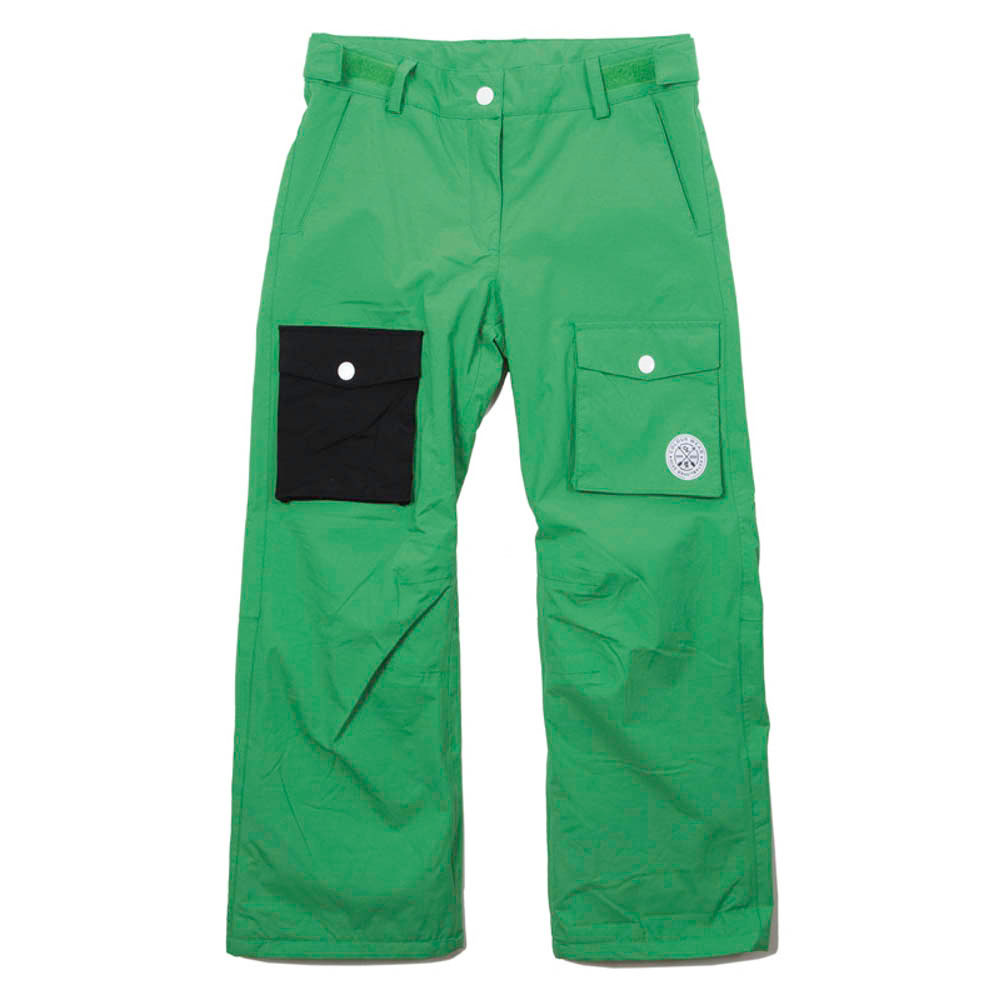 Colour Wear Poke Key Green Youth Snow Pants