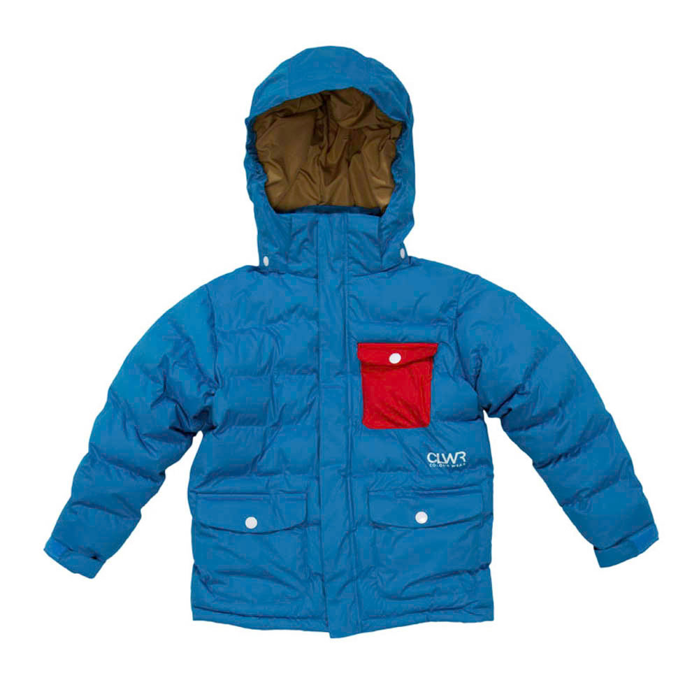 Colour Wear Puffito Sky Blue Youth Snow Jacket