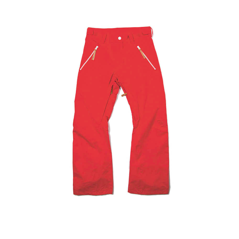 Colour Wear Stencil Red Womens Snow Pants