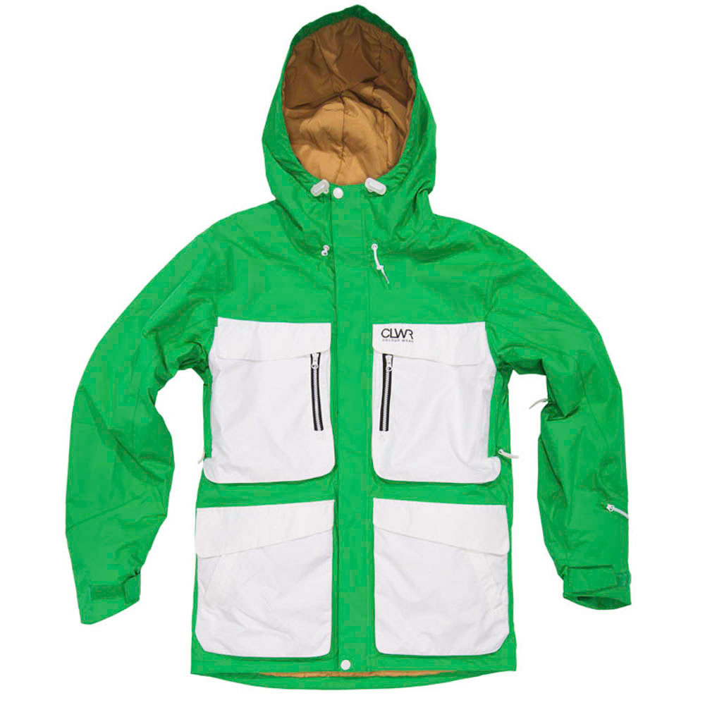 Colour Wear Tks Turf Green Men's Snow Jacket