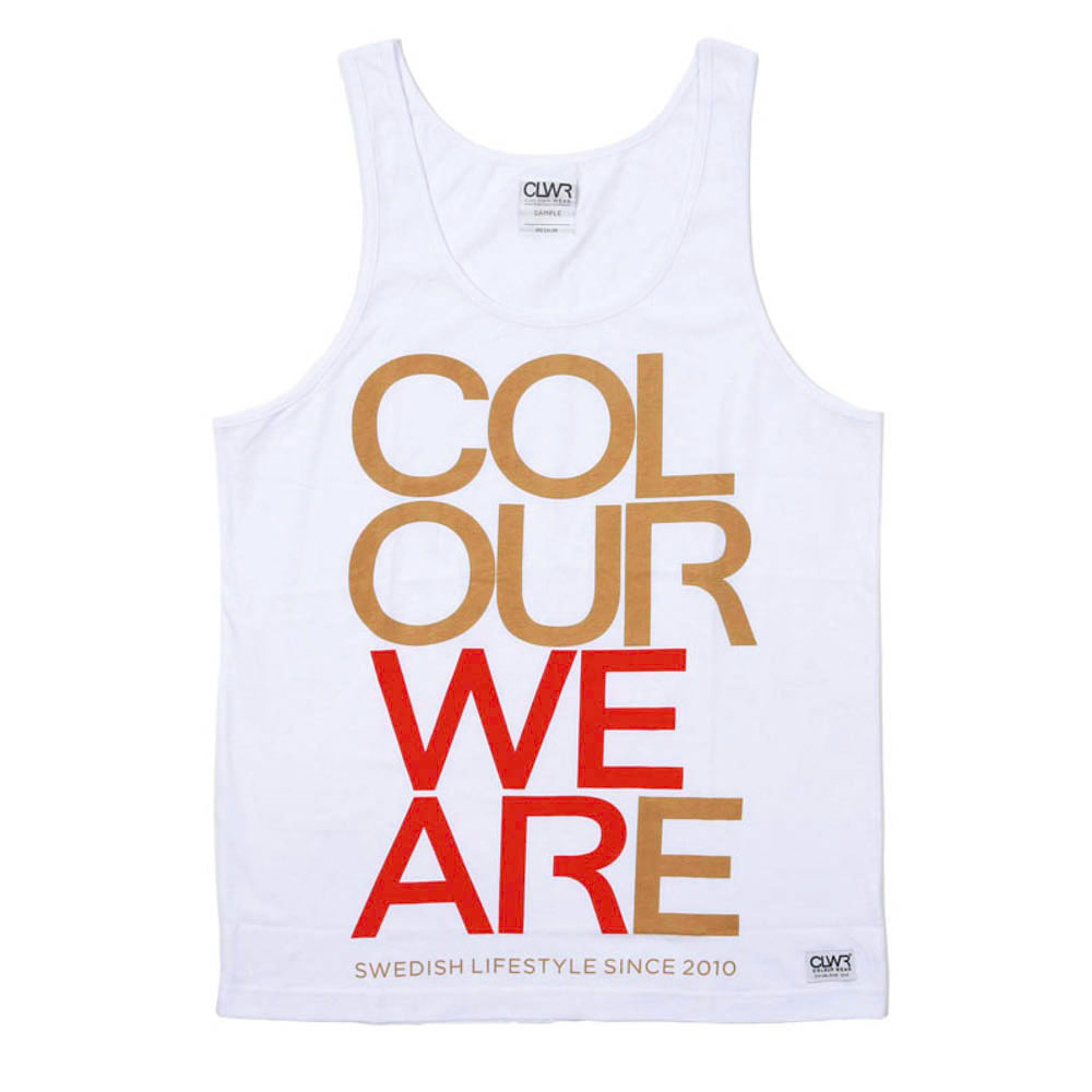 Colour Wear We Are White Ανδρικό Αμάνικο