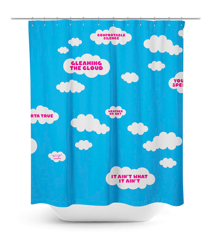 Crailtap Cloudy Morning Shower Curtain