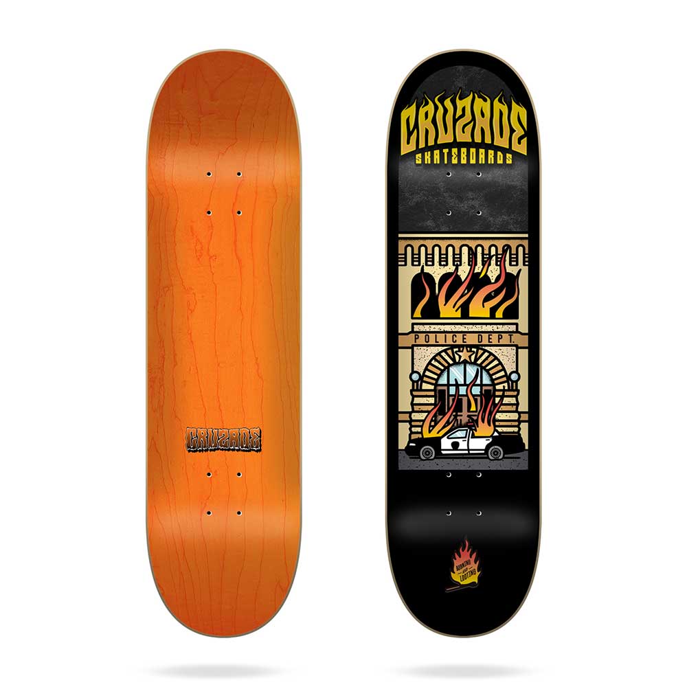 Cruzade Burning and Looting 8.25'' Skateboard Deck