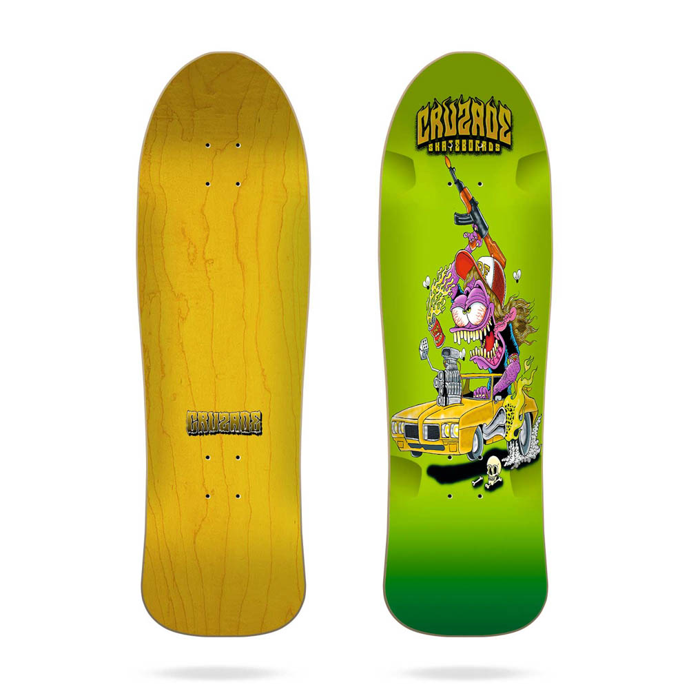 Cruzade Fast And Sketchy 9.0'' Skateboard Deck