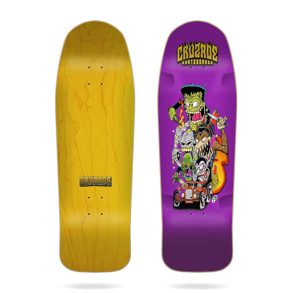 Cruzade Monster Riot 10'' Skateboard Deck