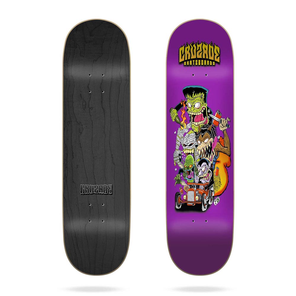 Cruzade Monster Riot 8.375'' Skateboard Deck