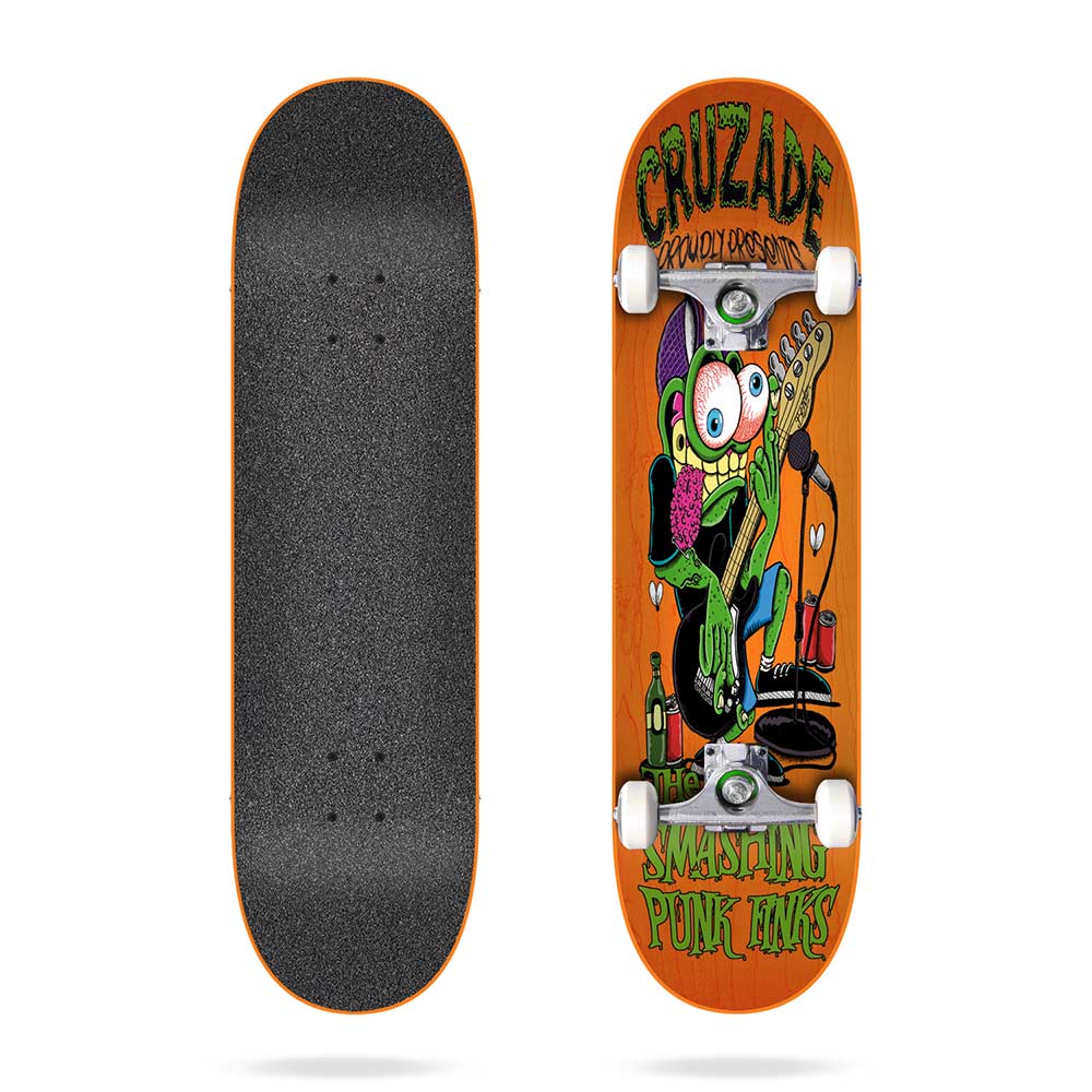 Cruzade Smashing Punk Finks 7.75'' Complete Skateboard