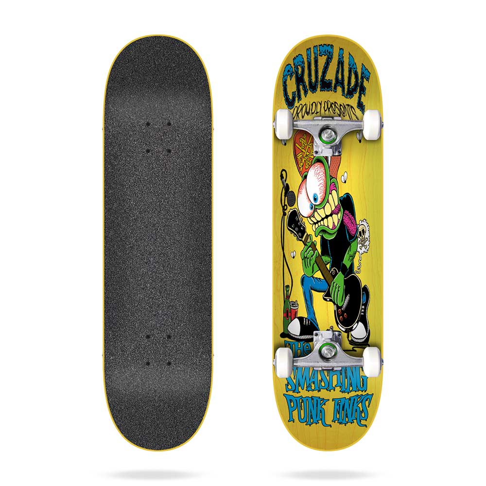 Cruzade Smashing Punk Finks 8.0'' Complete Skateboard