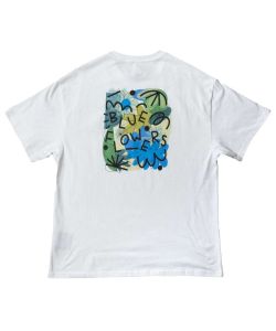 Blue Flowers Pollinator T Shirt White Men's T-Shirt