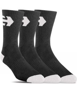 Etnies Direct 3-Pack Black Κάλτσες