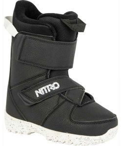 Nitro Rover Black White Charcoal Kids Snowboard Boots