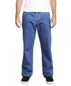 Rvca Recession Americana Denim Blue Collar Men's Pants