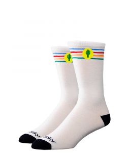 Stinky Socks Cactus White Socks