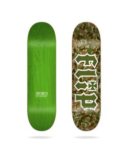 Flip Team Combat Green 8.25" Skateboard Deck