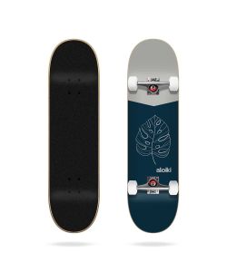 Aloiki Blue Leaf 8.0" Complete Skateboard
