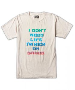 Altamont High On Drugs Natural Men's T-Shirt