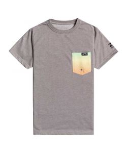 Billabong Team Pocket Grey Heather Short Sleeve UPF 50 T-Shirt for Boys