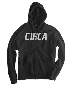 C1rca Mainline Font Black Men's Zip Hood