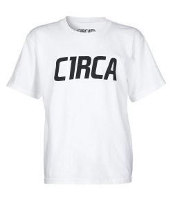 C1rca Mainline Font White Men's T-Shirt