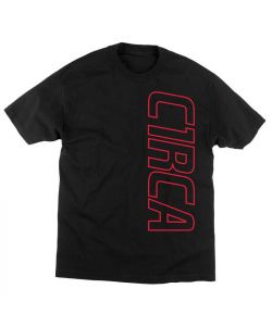 C1rca Vertical Logo Black/Red Ανδρικό T-Shirt