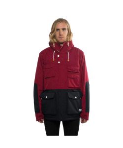 Colour Wear Shelter Burgundy Men's Snow Jacket