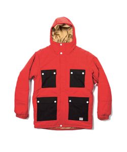 Colour Wear Switch Red Men's Snow Jacket