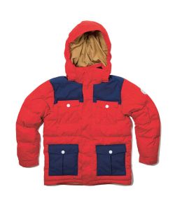 Colour Wear Trooper Red Youth Snow Jacket